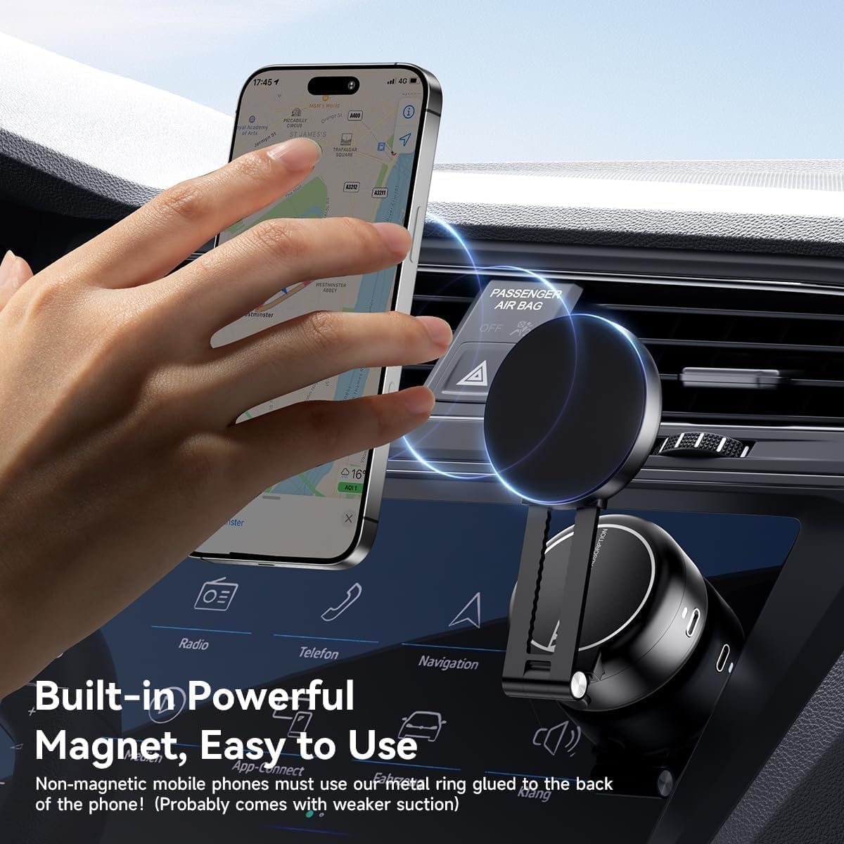 Magnetic Suction Phone Holder